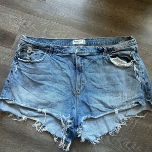 Denim Distressed Women Shorts